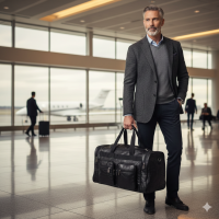 Genuine Leather  Duffle Bag 21