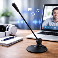 iMicro SP-IMMICVC Desktop Microphone Stick Mic - Popular for desktop use