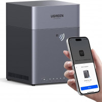 UGREEN NASync Plus 4-bay Desktop NAS, A76+A55 8 Core CPU, 8GB LPDDR4X, 2.5GbE LAN, 4K HDMI, diskless