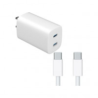 4xem 4X45WCHRGKIT6W LAPTOP CHARGER WITH 45W GAN CHARGER AND 6FT USB C CABLE WHITE