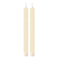FIA Wick Ivory Taper Candle (Set of 2)