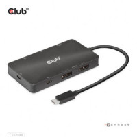 Club 3d CSV-1598 USB GEN2 TYPE-C 2X DISPLAYPORT 4K60HZ 7 IN 1 PORTABLE DOCK 100W