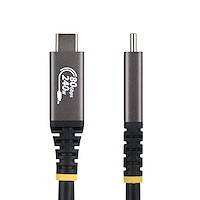 Startech CC3FT80GUSB4CABLE 3FT USB4 CABLE BLACK USB-IF CERTIFIED 8K120/DP2.1/240W/80GBPS