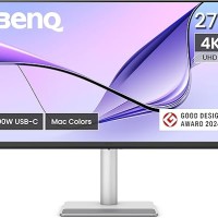 BenQ MA270UP MAC GREY 27IN IPS 4K GLOSSY 95 P3 USB-C 90W SHOW MAC