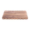 Scalloped Mango Wood Tray 12.4