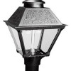 Aluminum Post Mount Lamp - NG/LP/Electric
