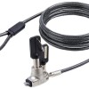 Startech SNBLK-LAPTOP-LOCK SLIM LAPTOP CABLE LOCK 6.6FT NOBLE WEDGE SLOT COMPATIBLE
