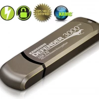 Kanguru KDF3000-1T 1TB DEFENDER 3000 FLASH DRIVE 140-2 ENCRYPTED FLASH DRIVE