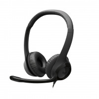 Logitech 981-001575 H390 USB-C COMPUTER HEADSET MIDNIGHT BLACK