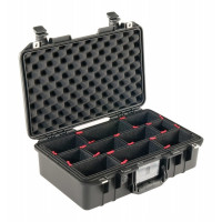 Pelican 014850-0051-110 1485AIRTP CARRY ON CASE BLACK WITH TREK PAK INSERT M