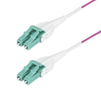 Startech OM4RLCLC3M OM4 LC/LC MULTIMODE FIBER CABLE UNIBOOT/OFNR RISER/100G - 50/125