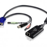 Aten KA7176 USB VIRTUAL MEDIA KVM ADAPTER CABLE W/ AUDIO CPU MODULE
