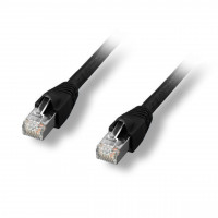 Comprehensive CAT6A-25BLK CAT6A SHIELDED PATCH CABLE BLACK 25FT.