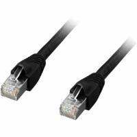 Comprehensive CAT6A-100BLK CAT6A SHIELDED PATCH CABLE BLACK 100FT.
