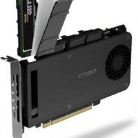 Icy Dock MB204MP-1B EXPRESSSLOT SLIDE MB204MP-B REMOVABLE 4 BAY M.2 NVME SSD TO