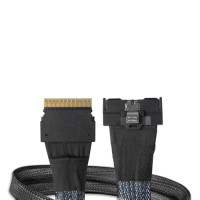 Icy Dock MB410L-B MB410L-B MCIO 8I SFF-TA-1016 TO SLIMSAS 8I SFF-8654 CABLE 0.5M