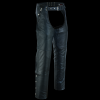 TG Vance Leather Four Pocket Top Grain Leather Chaps with Removable Liner