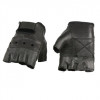 Men s Leather Fingerless Glove w/ Gel Palm