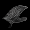 Gel Palm Riding Gloves with Skull