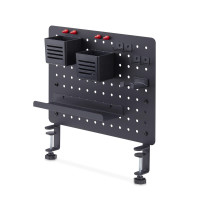 Startech 1612B-DESK-PEGBOARD CLAMP-ON PEGBOARD ORGANIZER - WITH ACCESSORIES STEEL BLACK