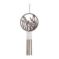Bronze Metal Dragonfly Wind Chime 33