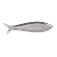 Metallic Aluminum Fish Platter 23.5