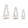 Wood Pine Tree Outline (Set of 3)