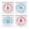 Postal Christmas Stamp (Set of 4)