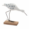 Set of 4 Coastal Sea Bird Figurines on Metal Base