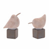 Bird on Base (Set of 2)