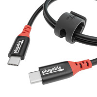 Plugable Technologies USBC-CC1M PLUGABLE USB-C CHARGING CABLE 240W WITH DATA BLOCKING 1 METER