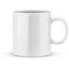 Maxam 11 OZ Ceramic Sublimation Mug - white color