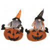 Plush Halloween Gnome with Jack O Lantern (Set of 2)