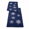 Embroidered Snowflake Table Runner 72