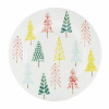 Ceramic Pine Tree Print Plate (Set of 4)