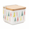 Ceramic Pine Tree Print Box (Set of 2)