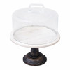 Marble Pedestal Cake Stand with Cover 14