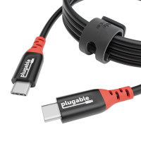 Plugable Technologies USBC-CC2M PLUGABLE USB-C CHARGING CABLE 240W WITH DATA BLOCKING 2 METER