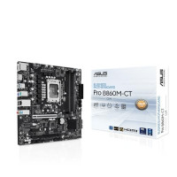 ASUS Intel B860 LGA 1851 micro-ATX Motherboard, PCIe 5.0, DDR5, 2x M.2, Intel 1G LAN, 2x DP, HDMI, USB Type-C, TPM IC Onboard with Enhanced Security, Reliability and Manageability