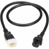 Eaton P018-E03 PDU POWER CORD C15 P-LOCK C14 HEAVY-DUTY 15A 250V 14AWG 3FT BLACK