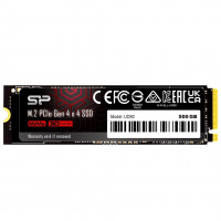 Silicon Power UD90 500GB PCIe Nvme Gen4x4 M.2 2280 Internal Solid State Drive