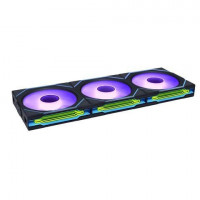 Lian Li UNI Fan SL-Infinity Wireless 120 - Triple Pack (Reverse Blade) - 2.4 GHz Wireless Signal ARGB Fan Control - Double Infinity Mirror - Low Noise - Controller Included - Black ()
