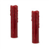 Red LED Dripping Wax Designer Candle with Remote (Set of 2)